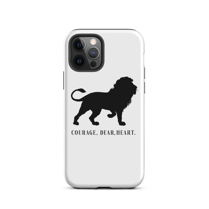 Christian Phone Case Courage Dear Heart White for iPhone® iPhone® Phone Cases Glossy iPhone 12 Pro 