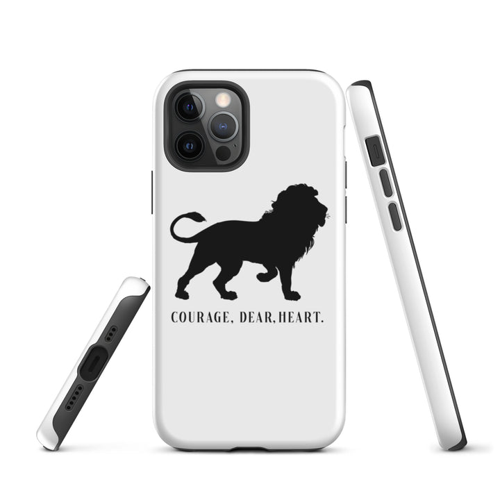 Christian Phone Case Courage Dear Heart White for iPhone® iPhone® Phone Cases   