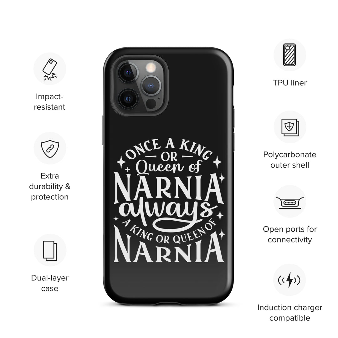 Christian Phone Case King or Queen Narnia Black for iPhone® iPhone® Phone Cases   