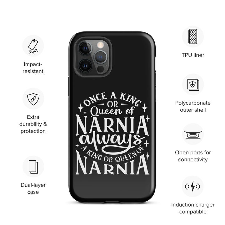 Christian Phone Case King or Queen Narnia Black for iPhone® iPhone® Phone Cases   