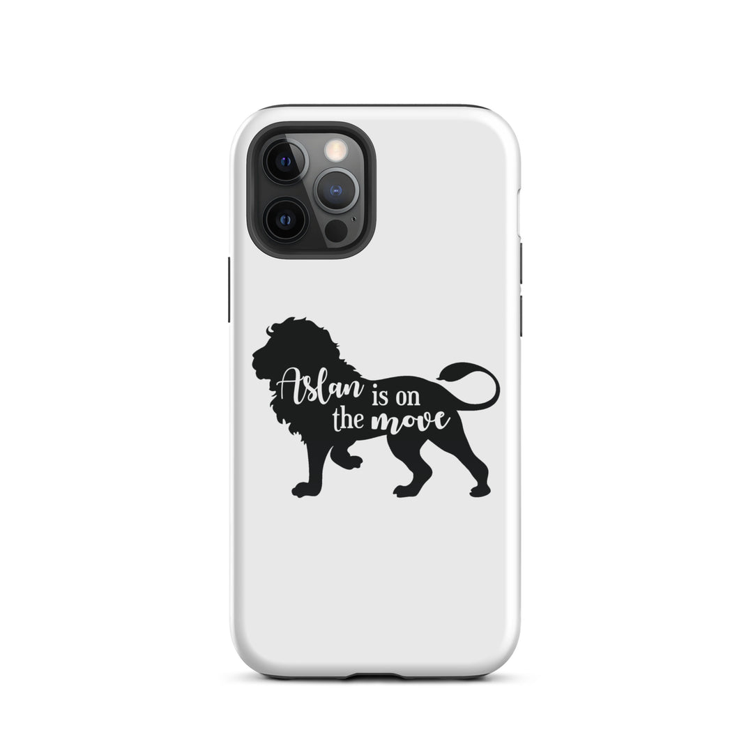 Christian Phone Case Aslan Is On The Move White for iPhone® iPhone® Phone Cases Glossy iPhone 12 Pro 