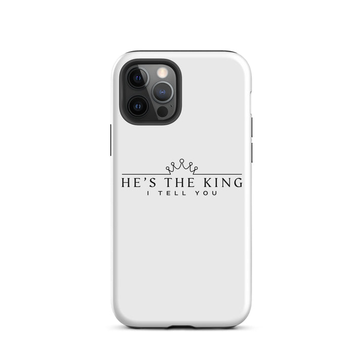 Christian Phone Case He's The King White for iPhone® iPhone® Phone Cases Glossy iPhone 12 Pro 