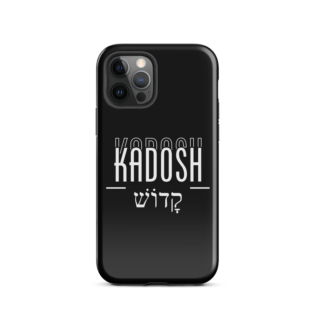 Christian Phone Case Kadosh Hebrew Black for iPhone® iPhone® Phone Cases Glossy iPhone 12 Pro 