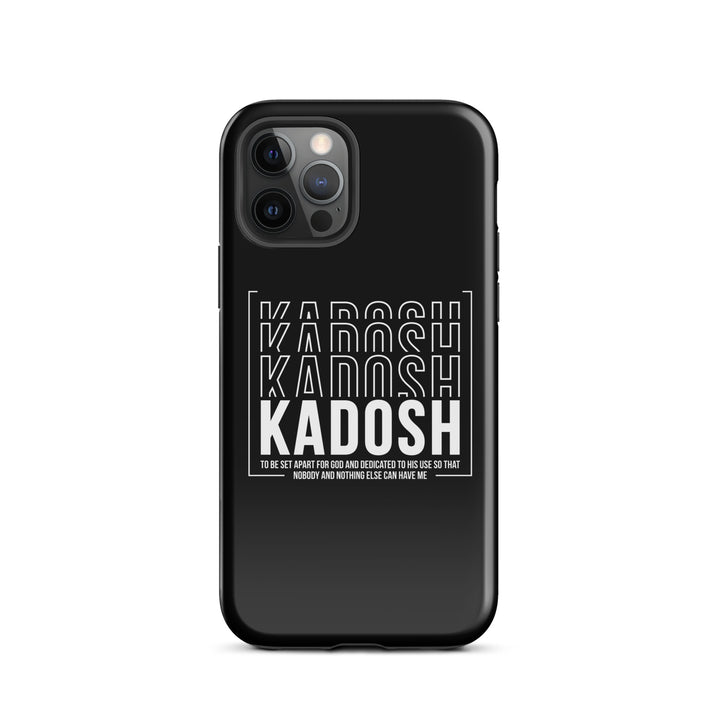 Christian Phone Case Kadosh Dedicated To His Use Black for iPhone® iPhone® Phone Cases Glossy iPhone 12 Pro 