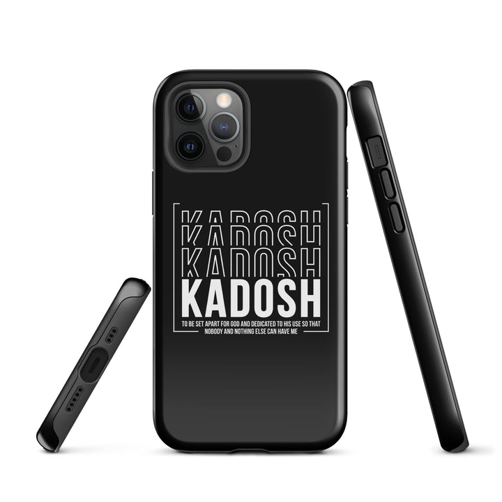 Christian Phone Case Kadosh Dedicated To His Use Black for iPhone® iPhone® Phone Cases   