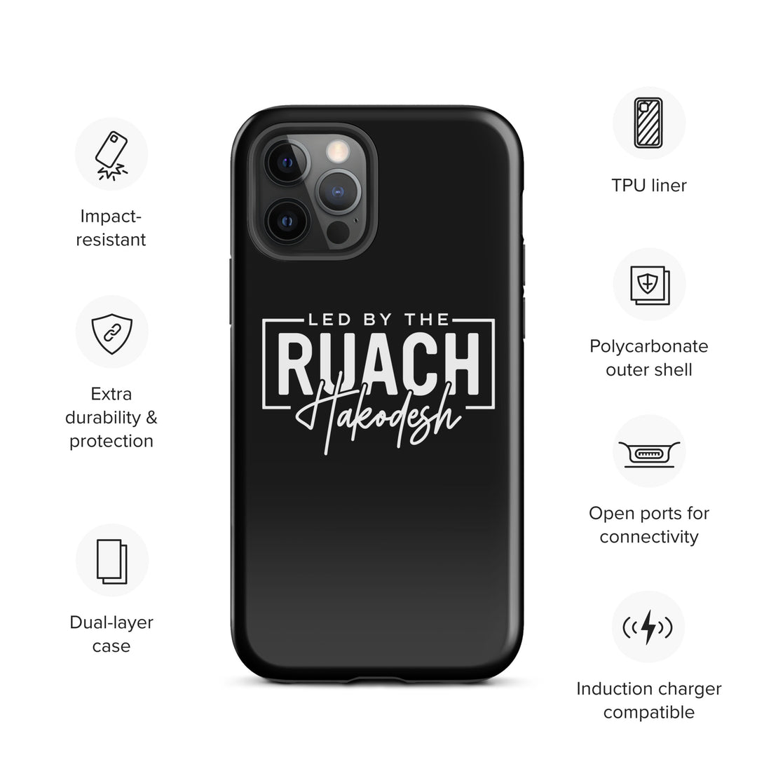 Christian Phone Case Led By Ruach Hakodesh Black for iPhone® iPhone® Phone Cases   