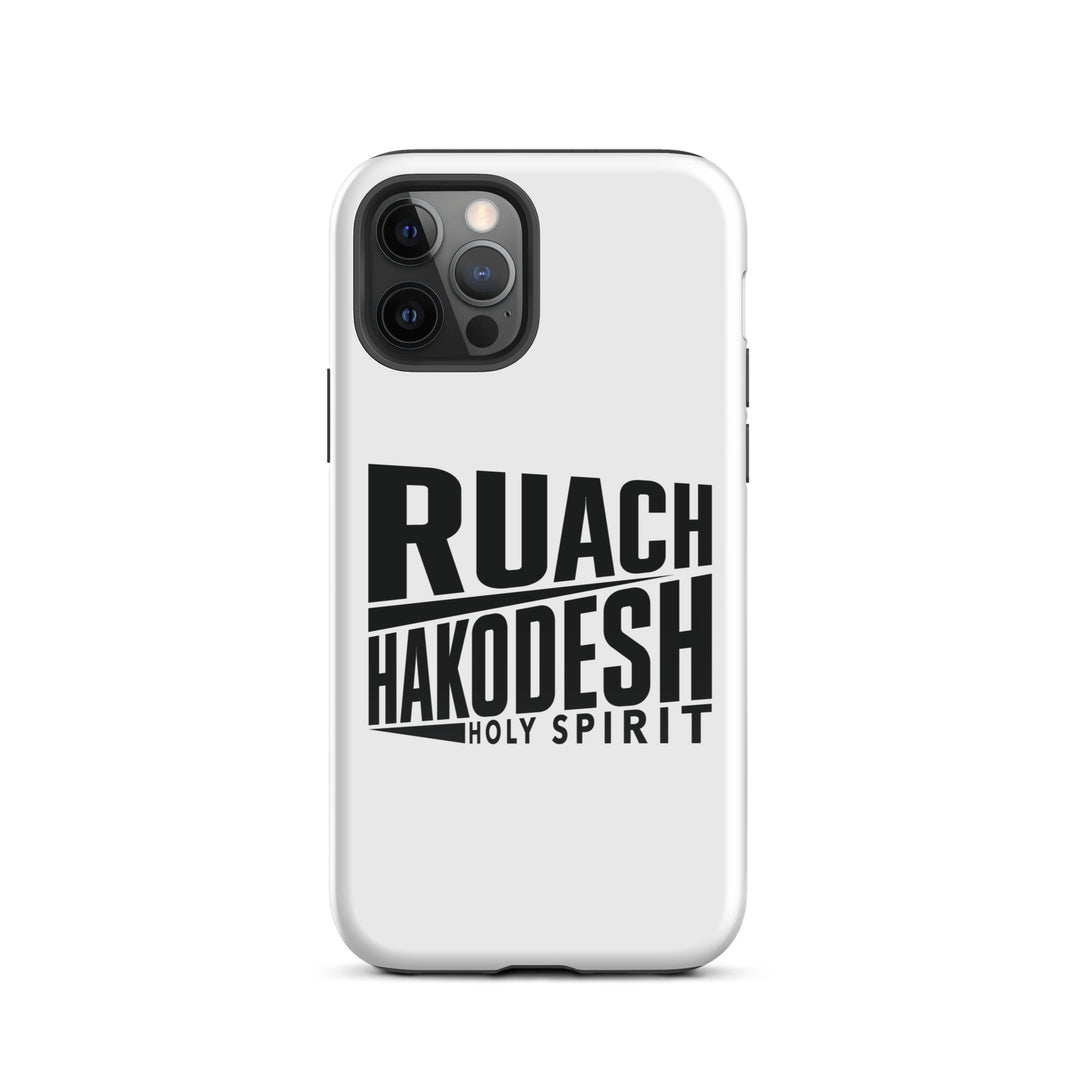 Christian Phone Case Ruach Hakodesh Holy Spirit White for iPhone® iPhone® Phone Cases Glossy iPhone 12 Pro 