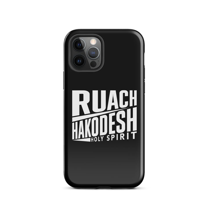 Christian Phone Case Ruach Hakodesh Holy Spirit Black for iPhone® iPhone® Phone Cases Glossy iPhone 12 Pro 