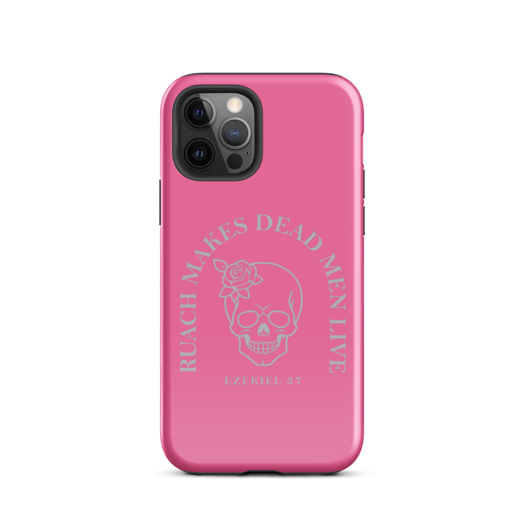 Christian Phone Case Ruach Makes Dead Men Live Pink for iPhone® iPhone® Phone Cases Glossy iPhone 12 Pro 