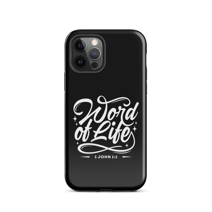 Christian Phone Case Word of Life Black for iPhone® iPhone® Phone Cases Glossy iPhone 12 Pro 