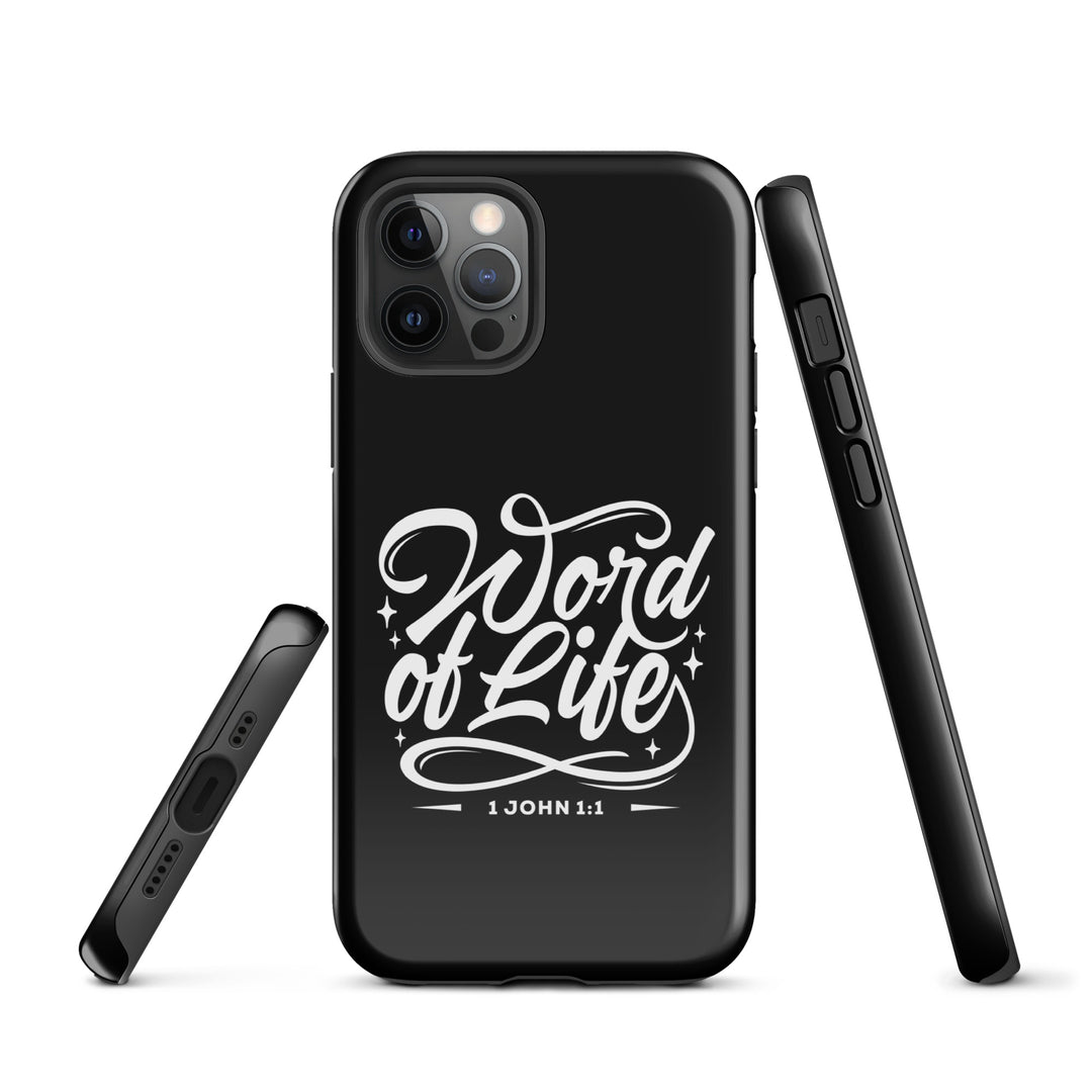 Christian Phone Case Word of Life Black for iPhone® iPhone® Phone Cases   