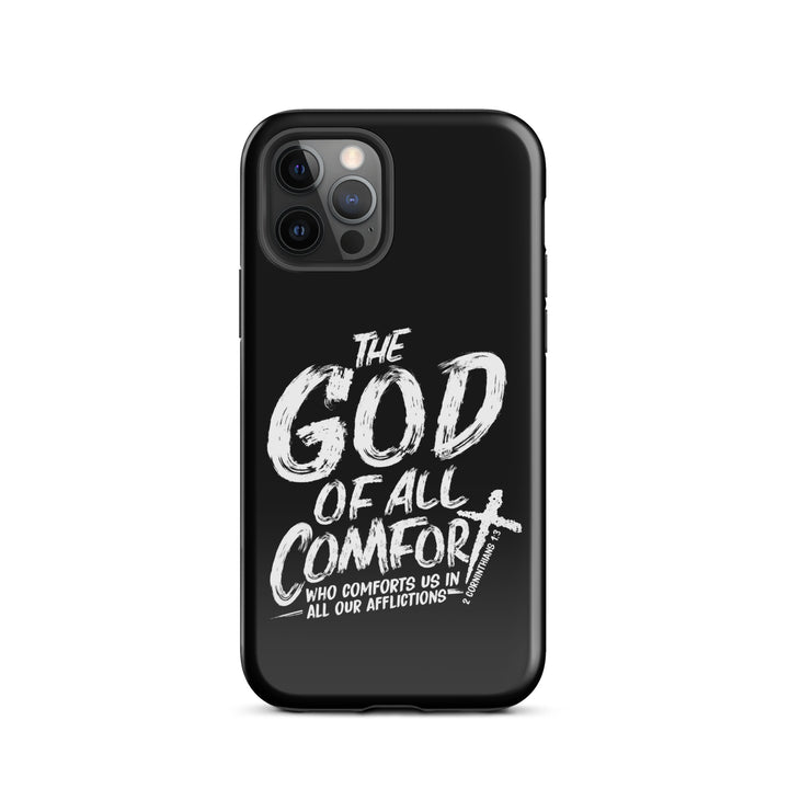 Christian Phone Case God of All Comfort Black for iPhone® iPhone® Phone Cases Glossy iPhone 12 Pro 