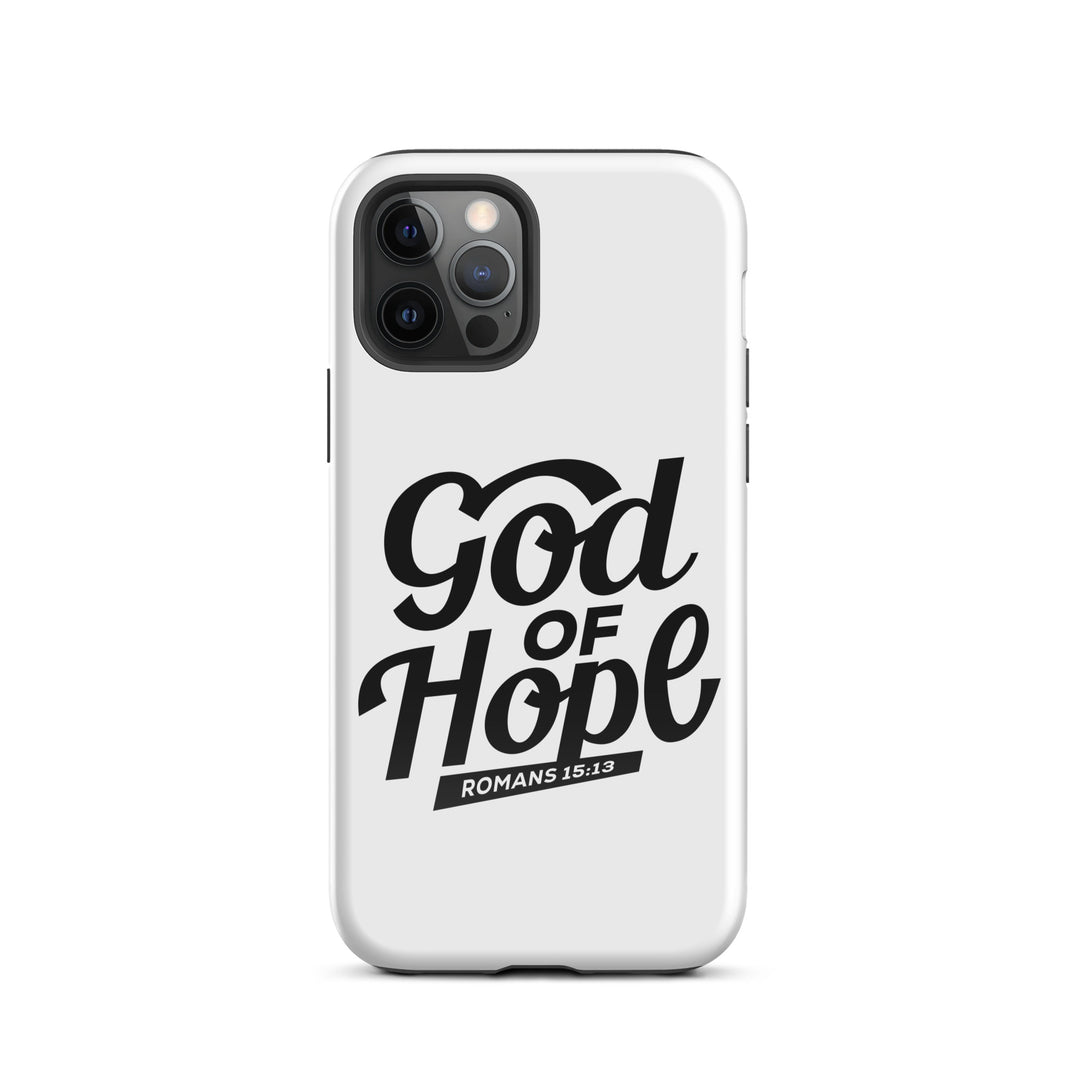 Christian Phone Case God of Hope White for iPhone® iPhone® Phone Cases Glossy iPhone 12 Pro 