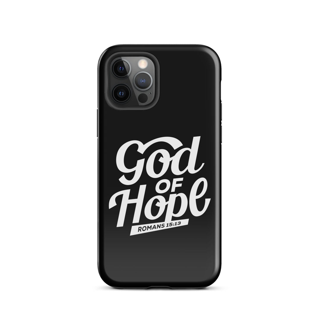 Christian Phone Case God of Hope Black for iPhone® iPhone® Phone Cases Glossy iPhone 12 Pro 