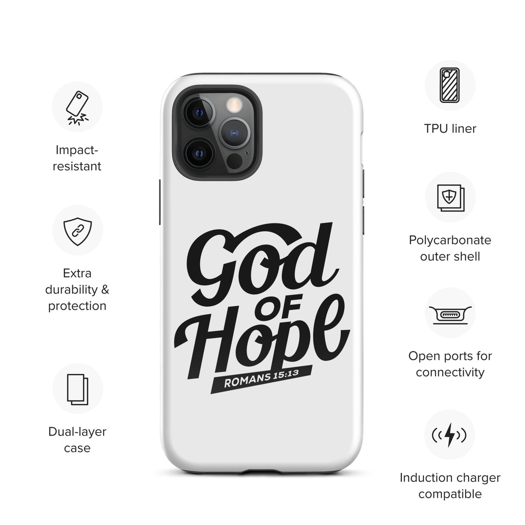 Christian Phone Case God of Hope White for iPhone® iPhone® Phone Cases   