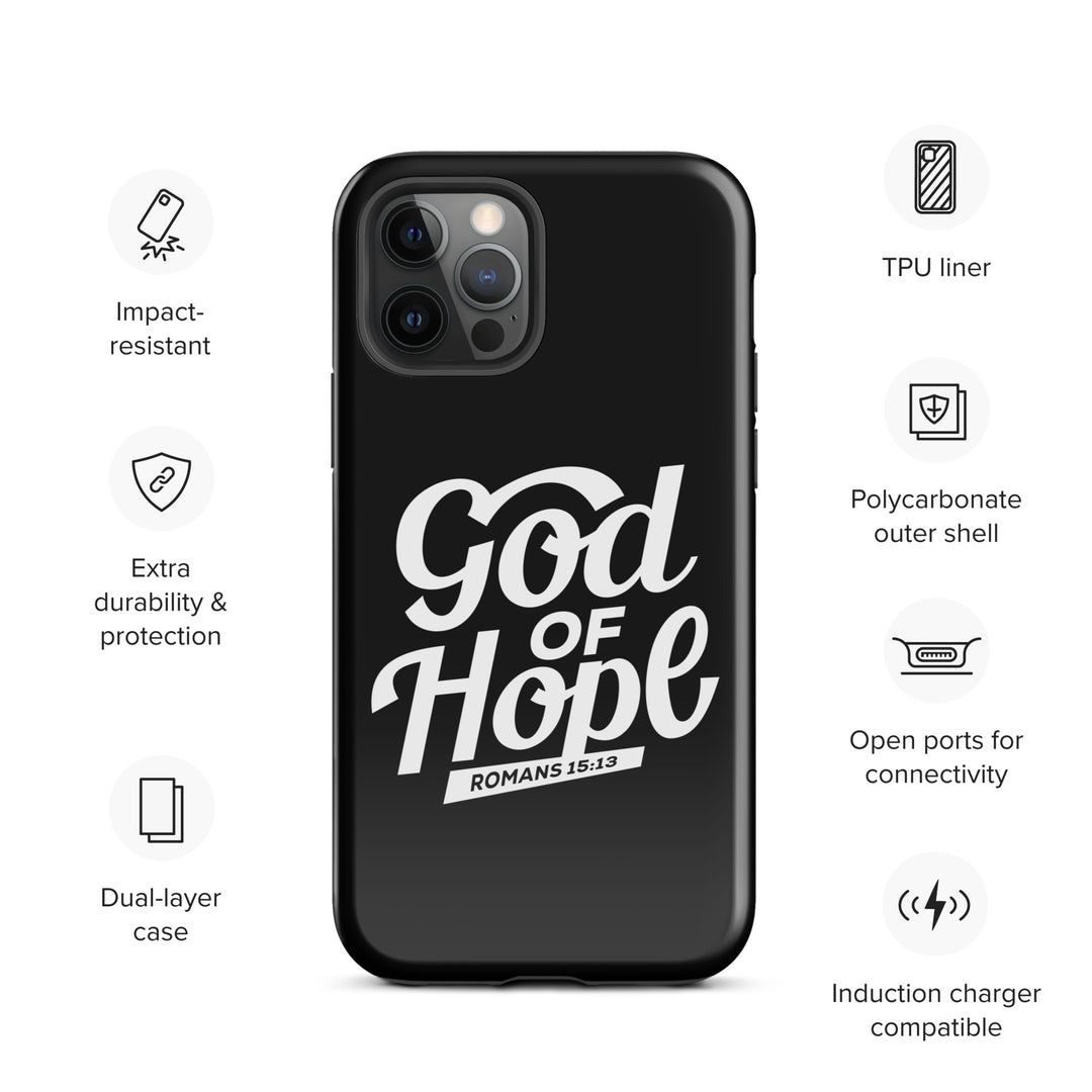 Christian Phone Case God of Hope Black for iPhone® iPhone® Phone Cases   