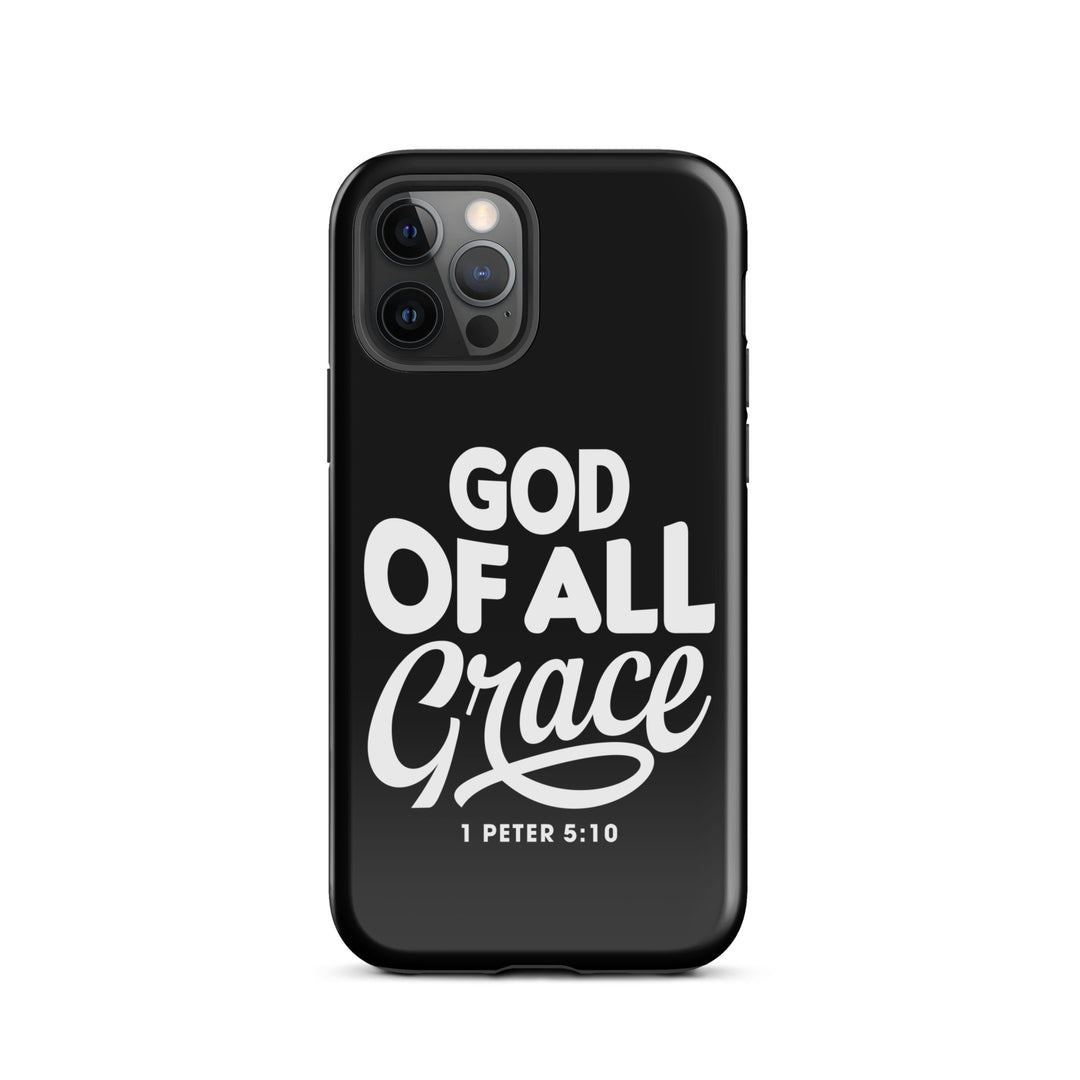 Christian Phone Case God of All Grace Black for iPhone® iPhone® Phone Cases Glossy iPhone 12 Pro 