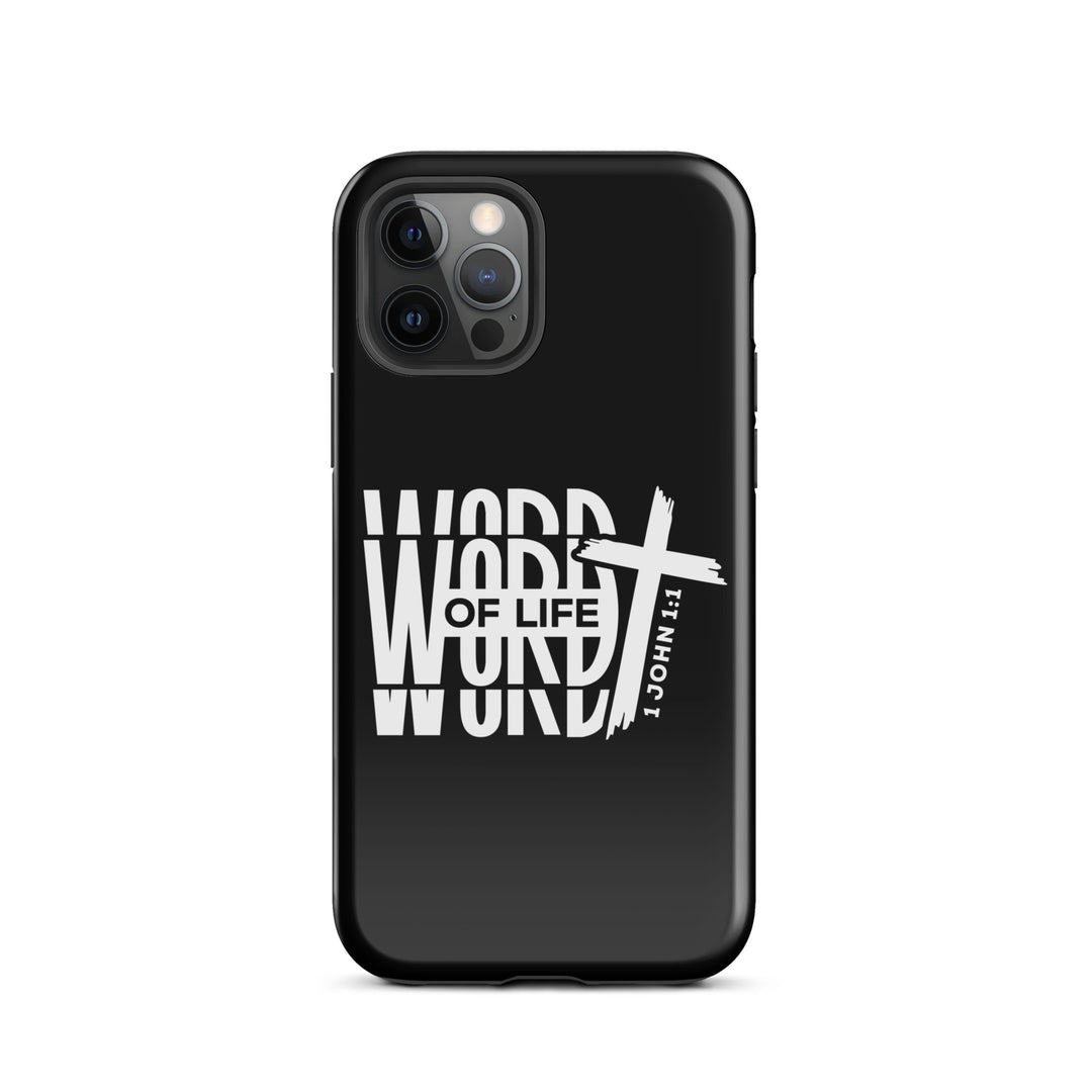 Christian Phone Case Word of Life Black for iPhone® iPhone® Phone Cases Glossy iPhone 12 Pro 