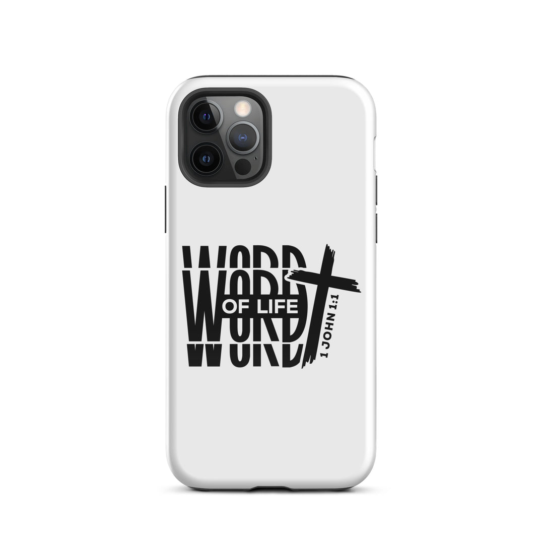 Christian Phone Case Word of Life White for iPhone® iPhone® Phone Cases Glossy iPhone 12 Pro 