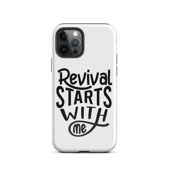 Christian Phone Case Revival Starts With Me White for iPhone® iPhone® Phone Cases Glossy iPhone 12 Pro 