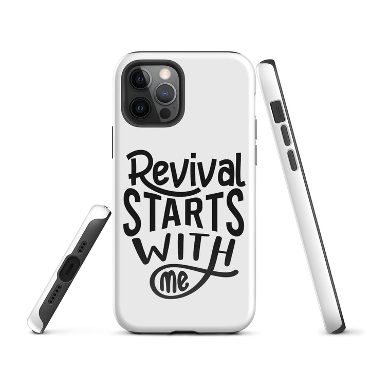 Christian Phone Case Revival Starts With Me White for iPhone® iPhone® Phone Cases   