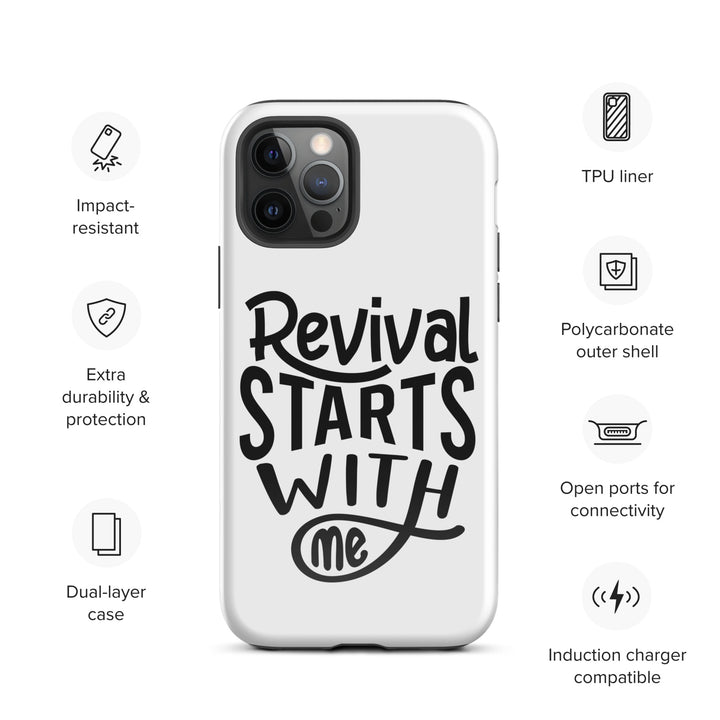 Christian Phone Case Revival Starts With Me White for iPhone® iPhone® Phone Cases   