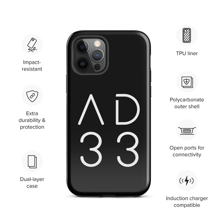 Christian Phone Case AD 33 Black for iPhone® iPhone® Phone Cases   