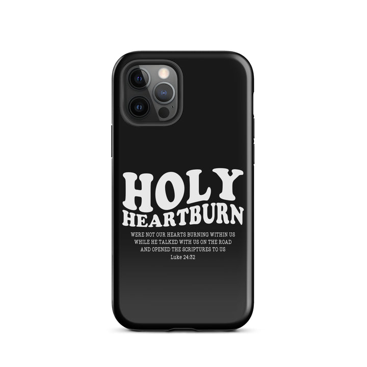 Christian Phone Case Holy Heartburn Black for iPhone® iPhone® Phone Cases Glossy iPhone 12 Pro 