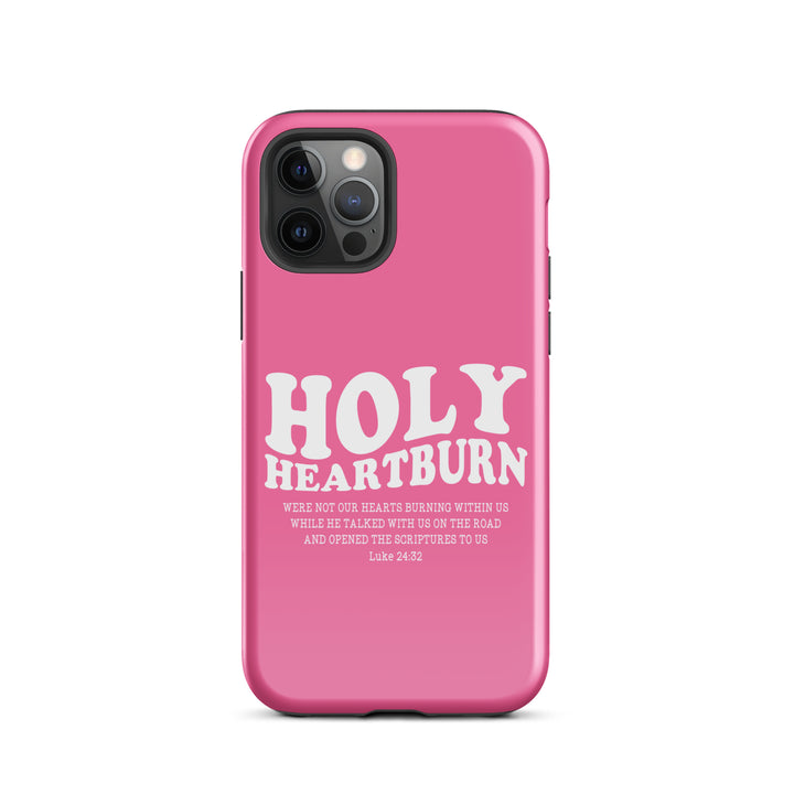 Christian Phone Case Holy Heartburn Pink  for iPhone® iPhone® Phone Cases Glossy iPhone 12 Pro 