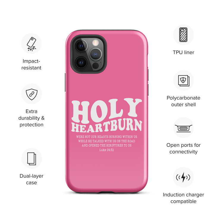 Christian Phone Case Holy Heartburn Pink  for iPhone® iPhone® Phone Cases   