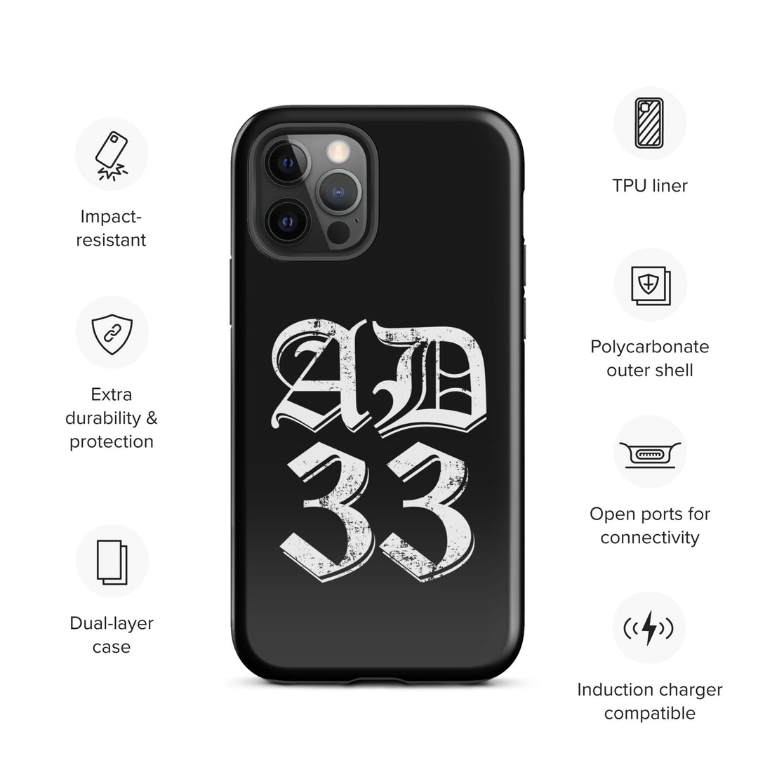 Christian Phone Case AD 33 Old English Black for iPhone® iPhone® Phone Cases   