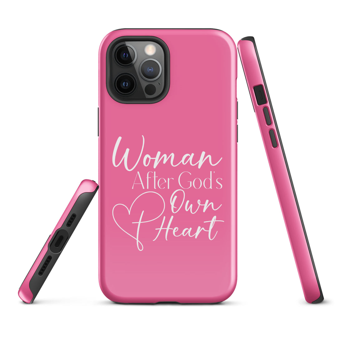 Christian Phone Case Woman After God's Heart Pink for iPhone® iPhone® Phone Cases   