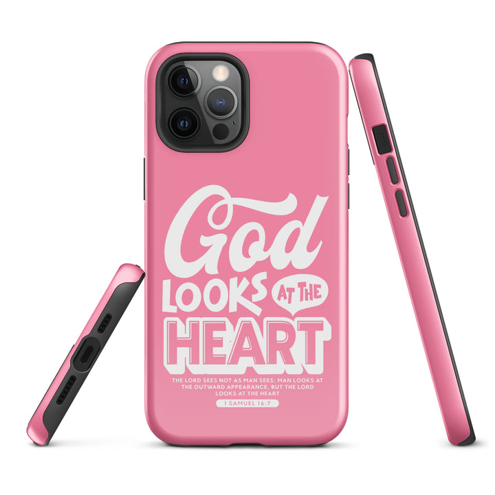 Christian Phone Case God Looks At Heart for iPhone® iPhone® Phone Cases   