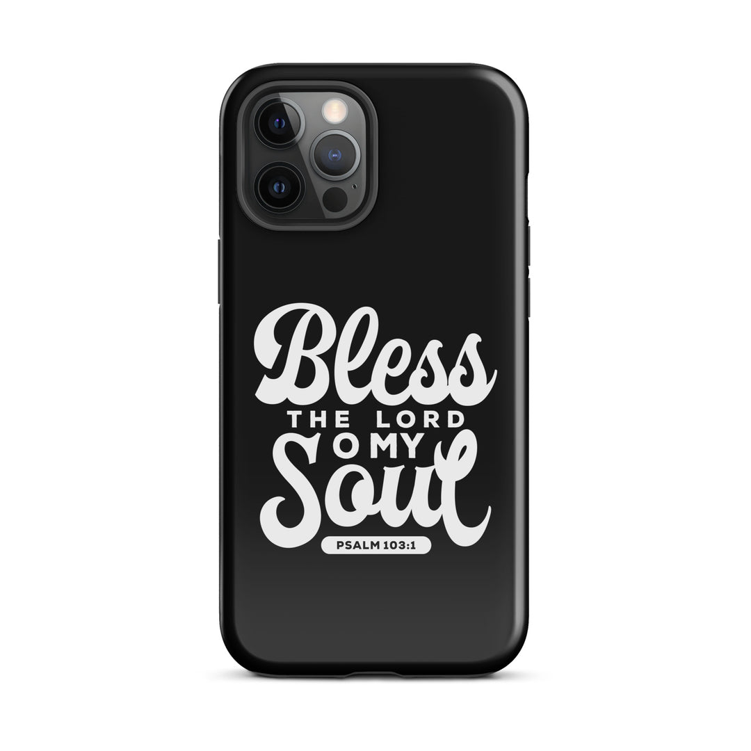 Christian Phone Case Bless The Lord Tough for iPhone® iPhone® Phone Cases Glossy iPhone 12 Pro Max 