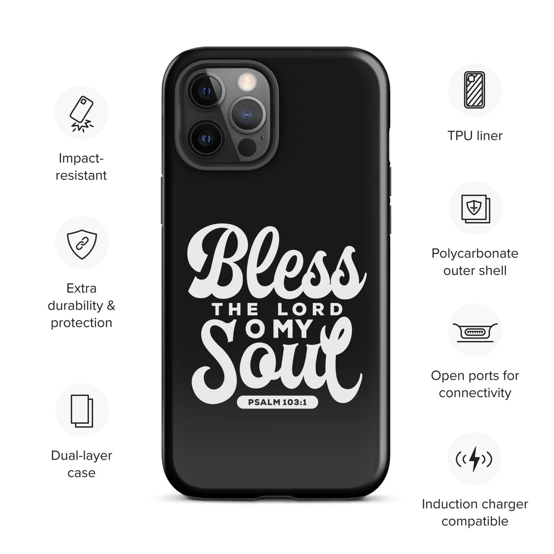 Christian Phone Case Bless The Lord Tough for iPhone® iPhone® Phone Cases   