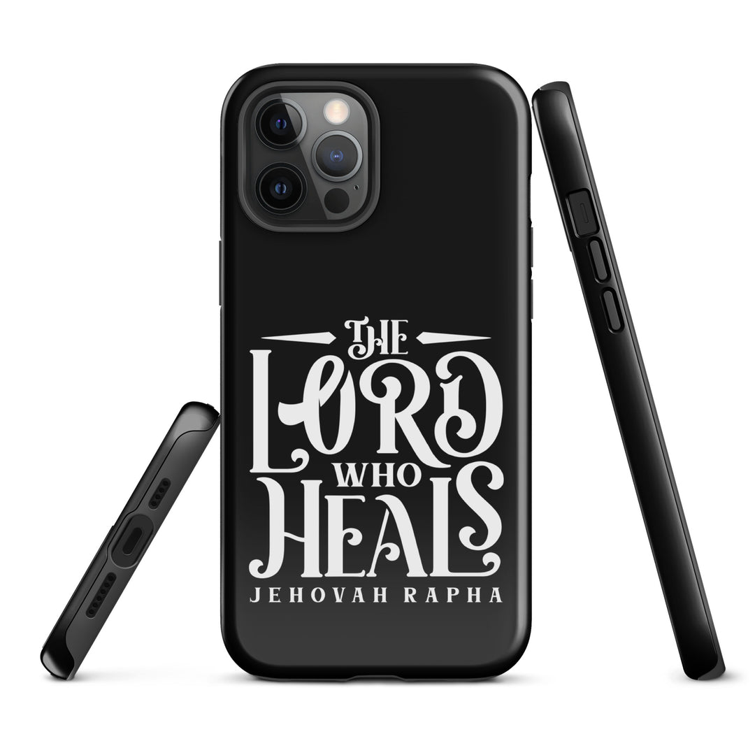 Christian Phone Case The Lord Who Heals Black for iPhone® iPhone® Phone Cases   