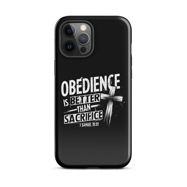 Christian Phone Case Obedience Is Better for iPhone® iPhone® Phone Cases Glossy iPhone 12 Pro Max 