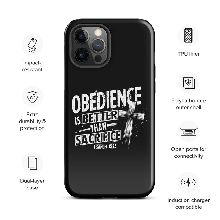 Christian Phone Case Obedience Is Better for iPhone® iPhone® Phone Cases   