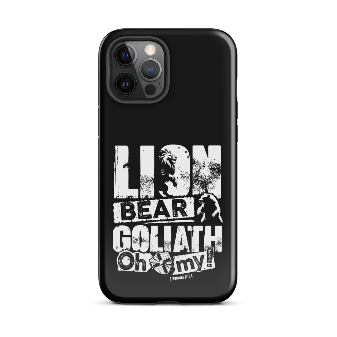 Christian Phone Case Lion Bear Goliath for iPhone® iPhone® Phone Cases Glossy iPhone 12 Pro Max 