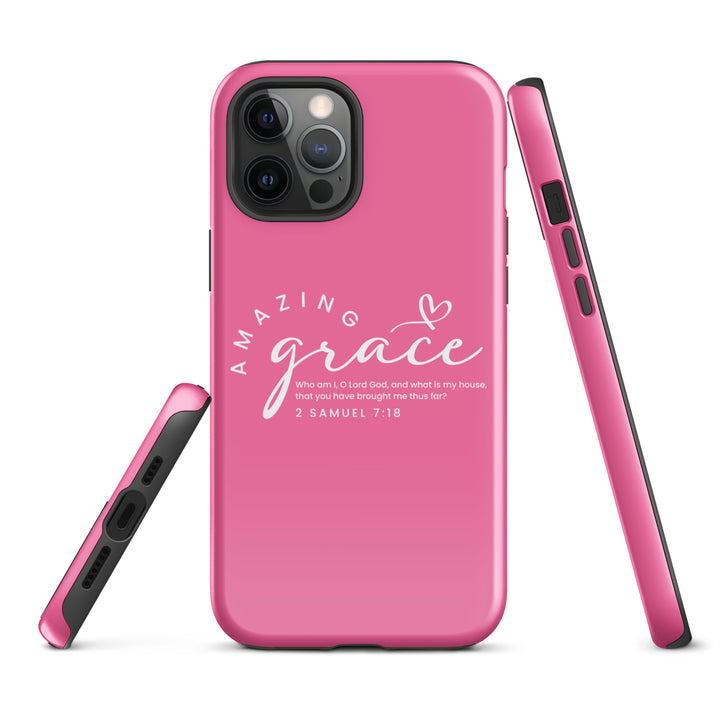 Christian Phone Case Amazing Grace Pink for iPhone® iPhone® Phone Cases   