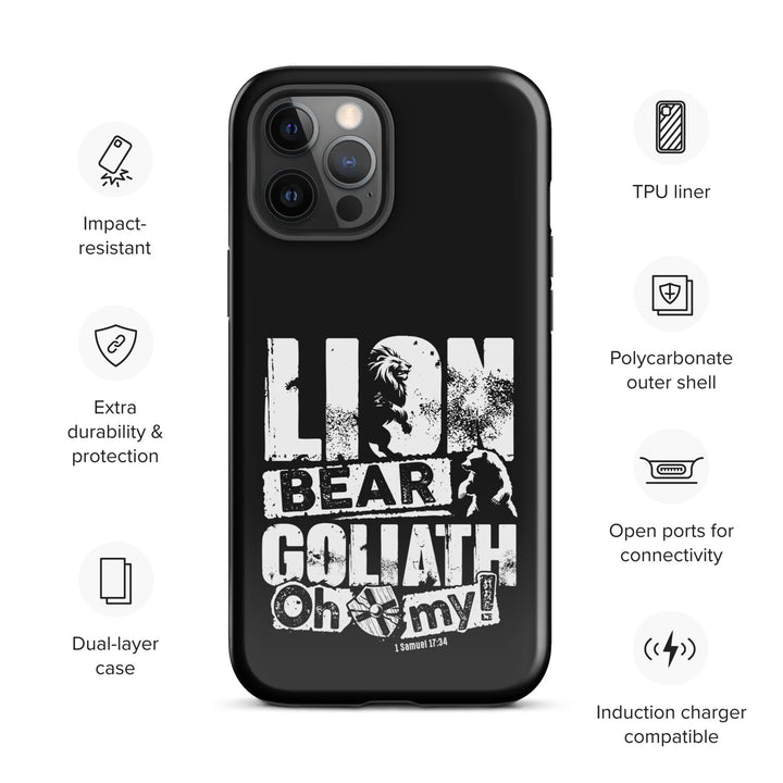 Christian Phone Case Lion Bear Goliath for iPhone® iPhone® Phone Cases   