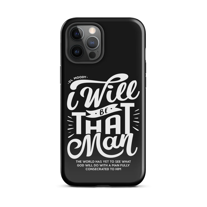 Christian Phone Case I Will Be That Man Black for iPhone® iPhone® Phone Cases Glossy iPhone 12 Pro Max 