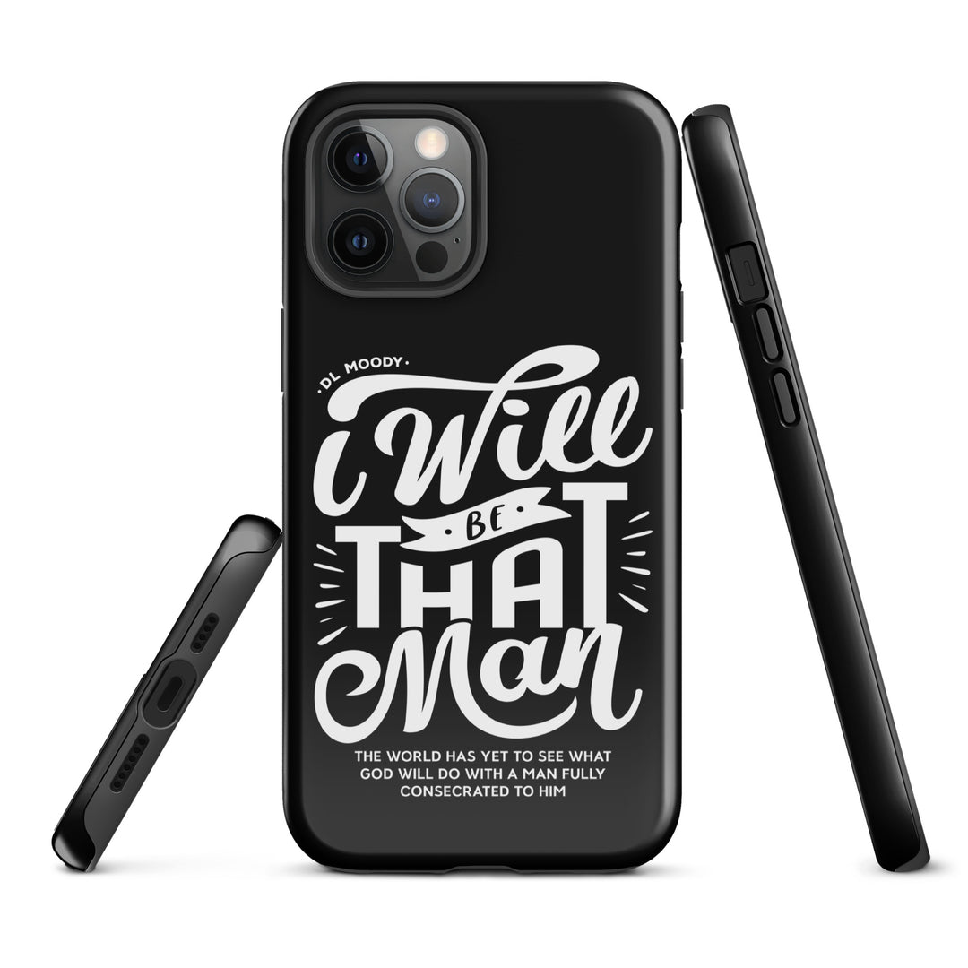 Christian Phone Case I Will Be That Man Black for iPhone® iPhone® Phone Cases   