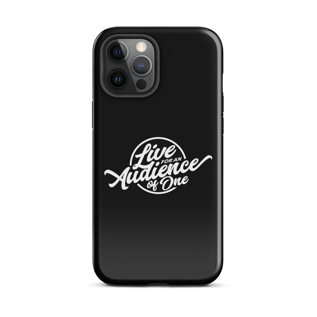 Christian Phone Case Audience of One Black for iPhone® iPhone® Phone Cases Glossy iPhone 12 Pro Max 