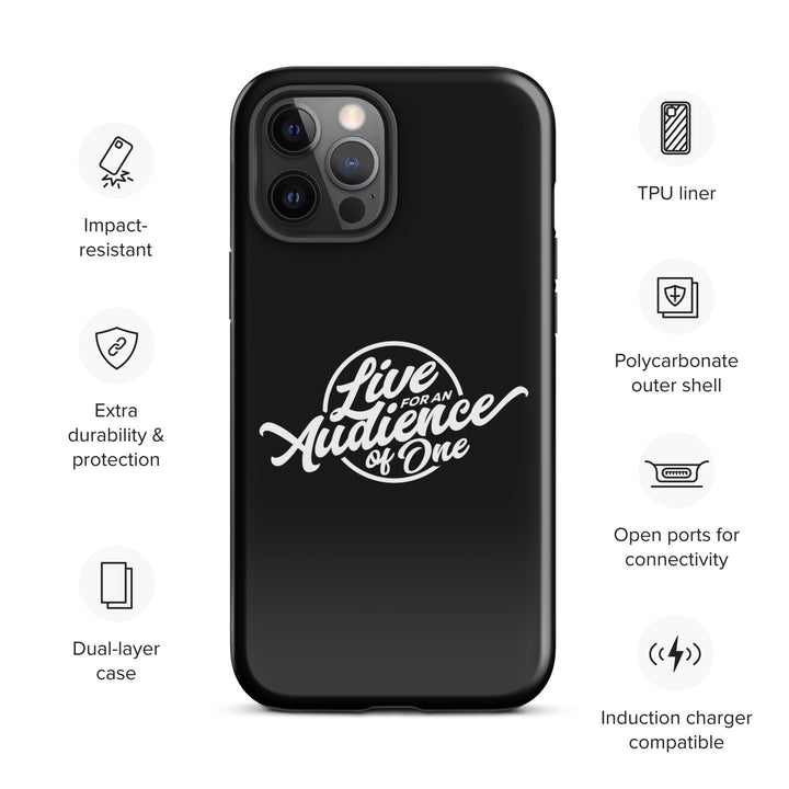 Christian Phone Case Audience of One Black for iPhone® iPhone® Phone Cases   