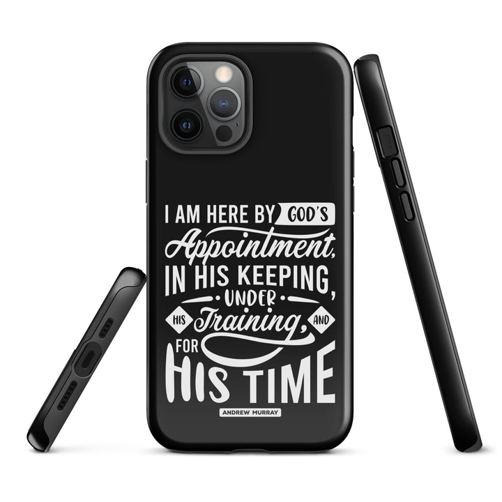 Christian Phone Case His Time Black for iPhone® iPhone® Phone Cases   