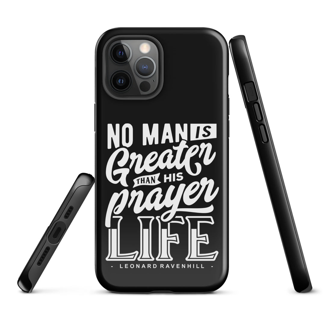 Christian Phone Case Prayer Life Black for iPhone® iPhone® Phone Cases   