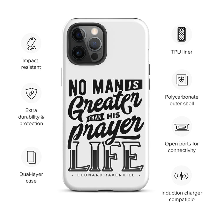 Christian Phone Case Prayer Life White for iPhone® iPhone® Phone Cases   