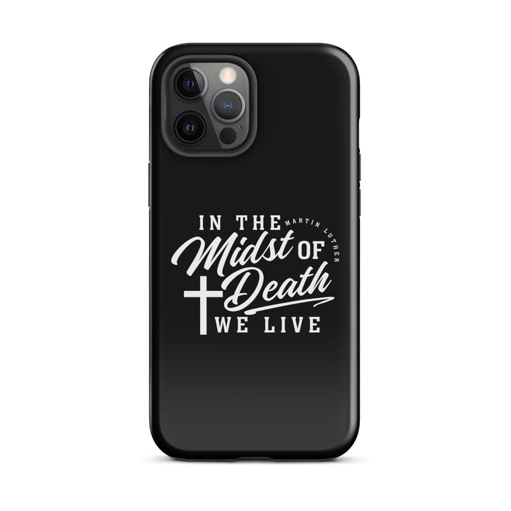 Christian Phone Case Midst of Death Black for iPhone® iPhone® Phone Cases Glossy iPhone 12 Pro Max 