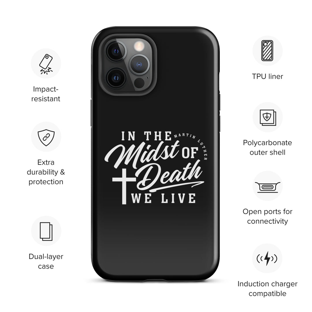 Christian Phone Case Midst of Death Black for iPhone® iPhone® Phone Cases   